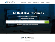 Tablet Screenshot of divicreative.com